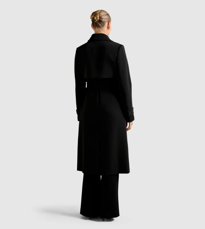 forever new  DELILAH Pocket Detail Soft Trench Coat for Women | Best Price UAE